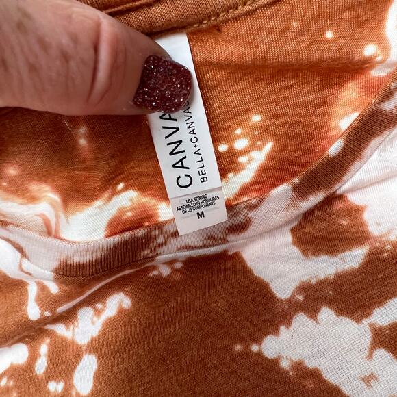 Bleached Brown Fall Tee Medium "Fall is Proof that Change is Beautiful" - Picture 3 of 6